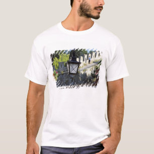 Portugal, Obidos. Iron streetlamp and 14th T-Shirt