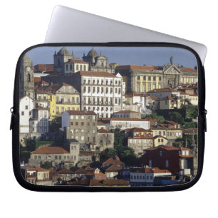 Portugal, Oporto (Porto). Historic houses and Laptop Sleeve