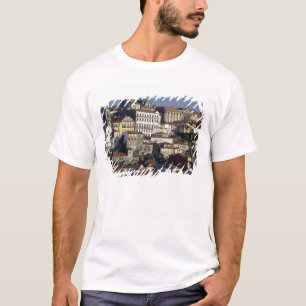 Portugal, Oporto (Porto). Historic houses and T-Shirt