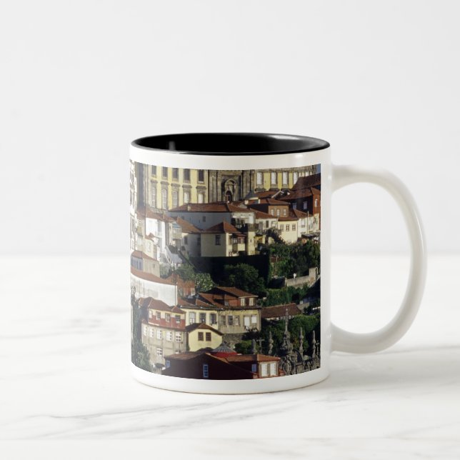 Portugal, Oporto (Porto). Historic houses and Two-Tone Coffee Mug (Right)