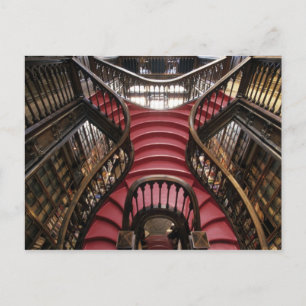 Portugal, Oporto (Porto). Stairs in historic Postcard