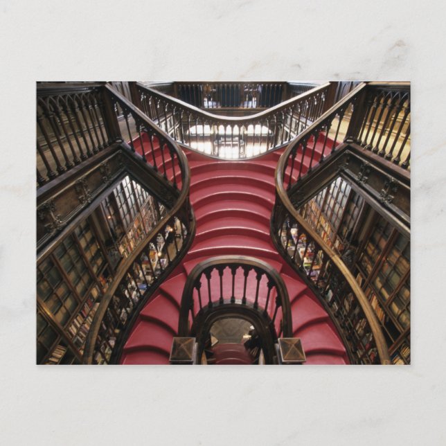 Portugal, Oporto (Porto). Stairs in historic Postcard (Front)