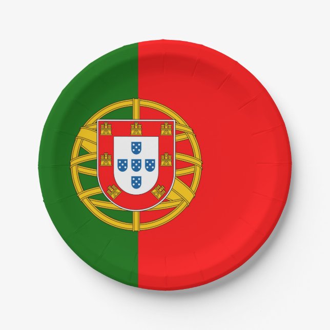 Portugal Paper Plate (Front)