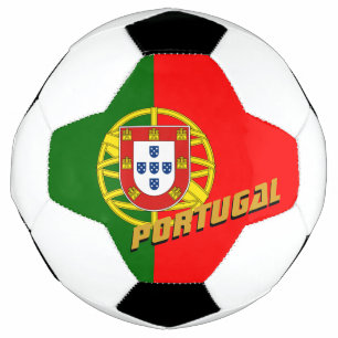 Portugal patriotic Football & Portuguese Flag