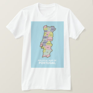 Portugal political map  T-Shirt