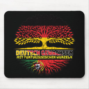 Portugal Portugiesisch Deutsch Deutschland Baum Mouse Mat