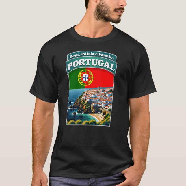 Portugal Portuguese Europe T-Shirt (Front)