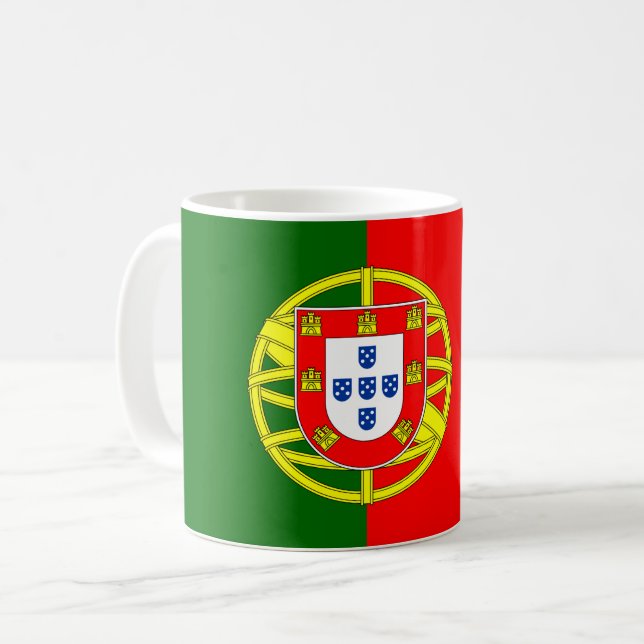 Portugal (Portuguese) Flag Coffee Mug (Front Left)