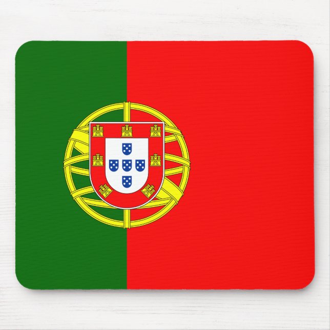Portugal (Portuguese) Flag Mouse Mat (Front)