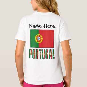 Portugal Portuguese Flag Personalised  T-Shirt