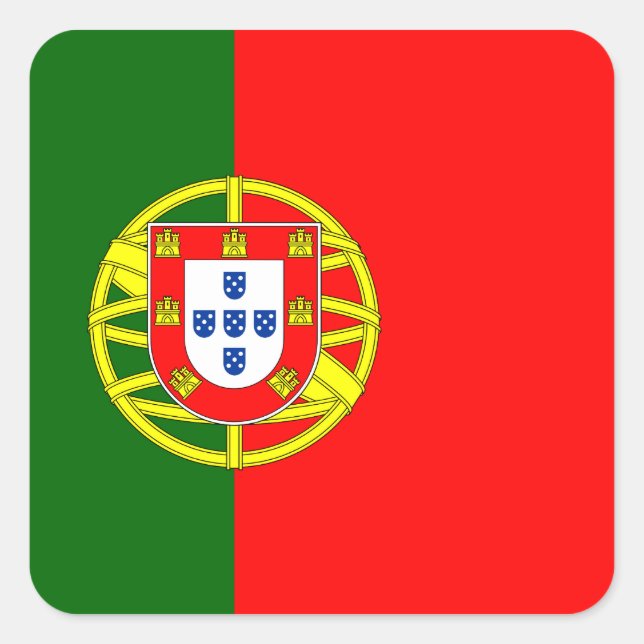Portugal - Portuguese Flag Square Sticker (Front)