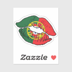 Portugal Portuguese Lipstick Love Flag