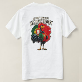 Portugal Rooster Soccer Fan Funny T-Shirt