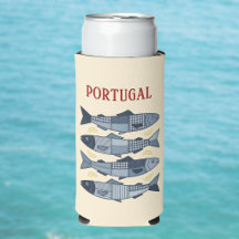 Portugal Sardines Patchwork Look Coastal Algarve