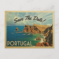 Portugal Save The Date Portuguese Madeira