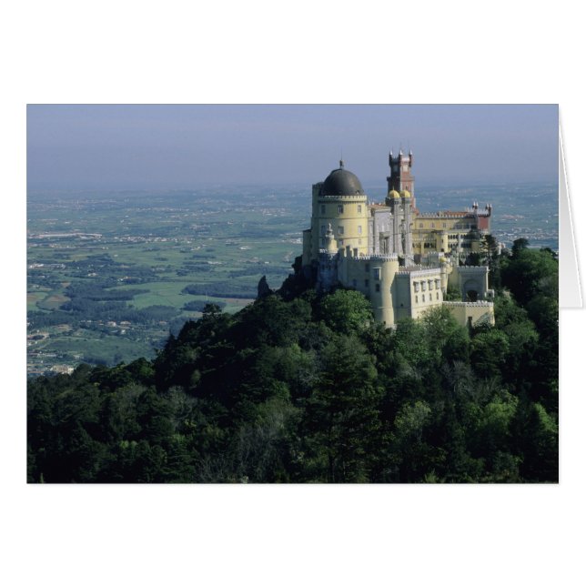 Portugal, Sintra, Pena Palace, atop Serra da (Front Horizontal)