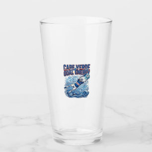 Portugal Soccer 2026 Soccer Bold Country Typograph Glass