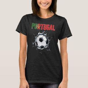 Portugal Soccer Fans - Portuguese Football In Crac T-Shirt
