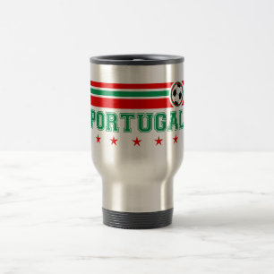 Portugal Soccer Travel Mug