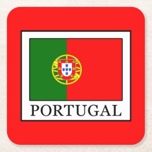 Portugal Square Paper Coaster