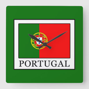 Portugal Square Wall Clock