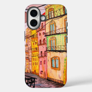 Portugal Street Painting iPhone 16 Case