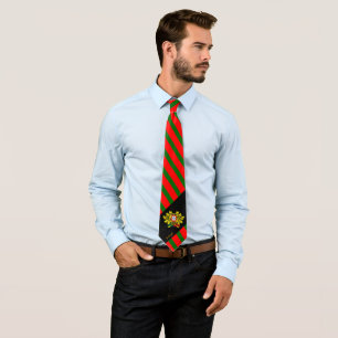 Portugal Stripes Tie, business Portuguese Flag Tie