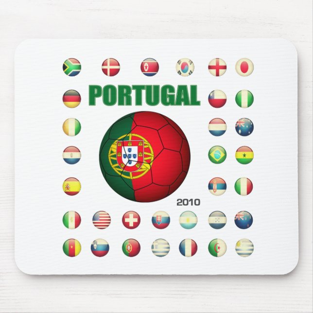 Portugal t-shirt D7 Mouse Mat (Front)