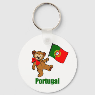 Portugal Teddy Bear Keychain