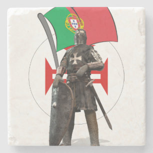 Portugal Templar Stone Coaster