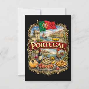 Portugal Thank You Card