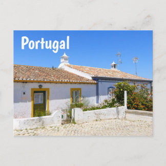 Portugal Traditional Old Houses in the Algarve Postcard