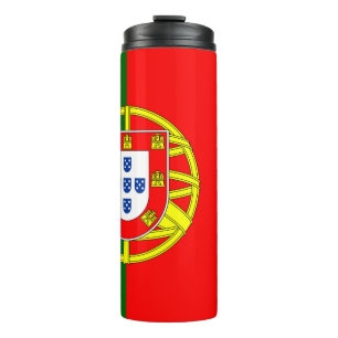 Portugal Travel Mug, patriotic Portuguese Flag Thermal Tumbler