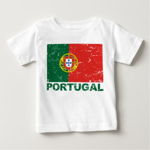 Portugal Vintage Flag Baby T-Shirt