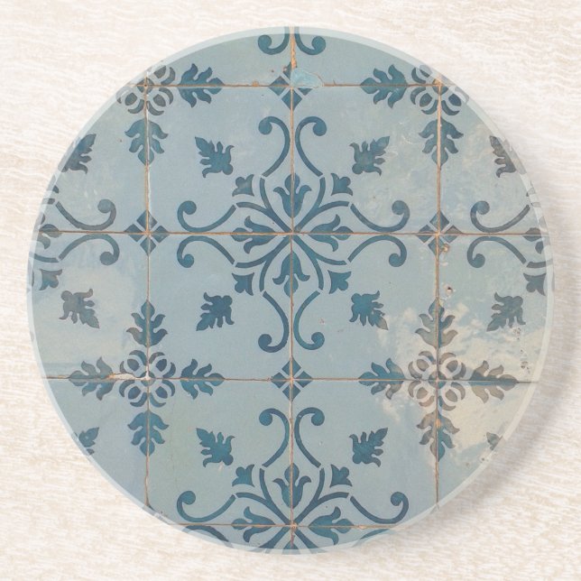 Portugal Vintage Mosaics Coaster (Front)