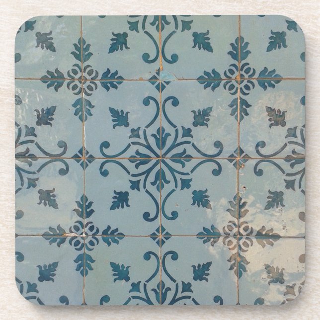 Portugal Vintage Mosaics Coaster (Front)