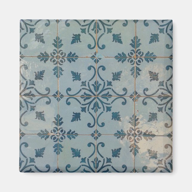 Portugal Vintage Mosaics Magnet (Front)