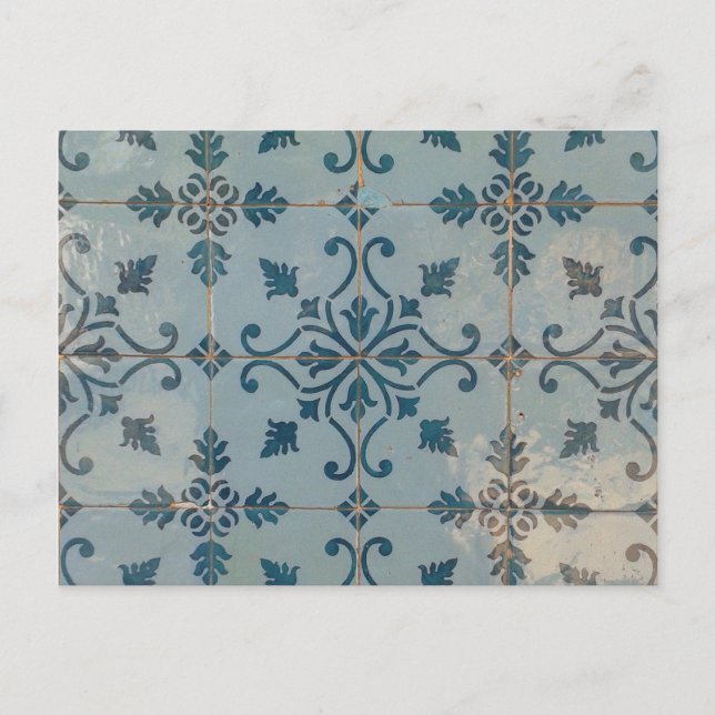 Portugal Vintage Mosaics Postcard (Front)