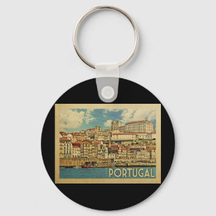 Portugal Vintage Travel Key Ring