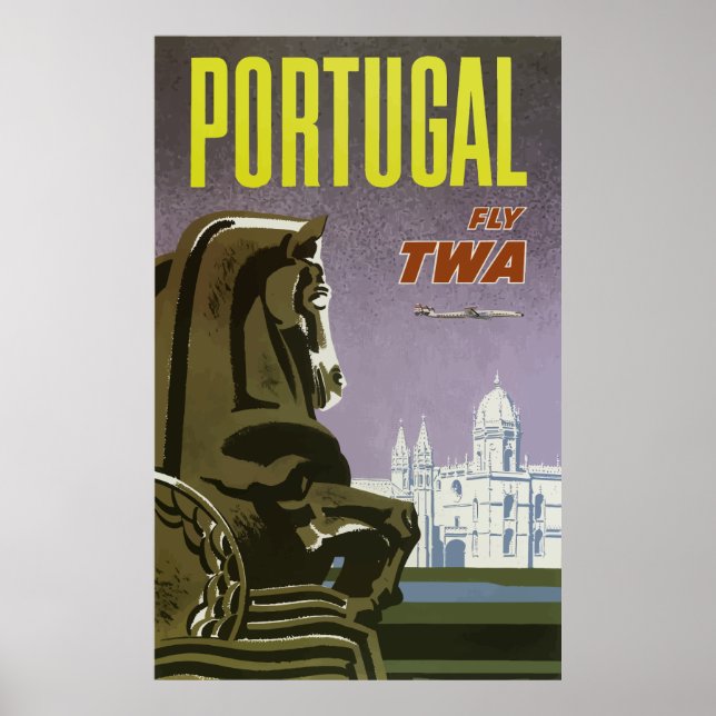 Portugal - Vintage Travel Poster (Front)