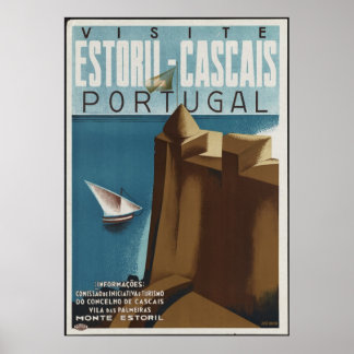 Portugal Vintage Travel Poster Ad Retro Prints