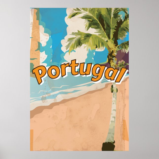 Portugal Vintage vacation Poster (Front)