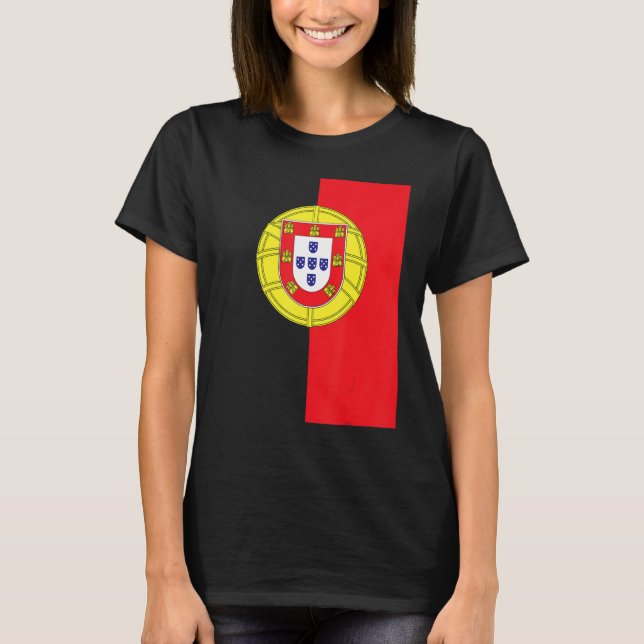 Portugal  Women Men Kids Portuguese Flag Green T-Shirt (Front)