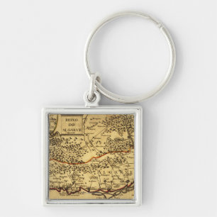 PortugalPanoramic MapPortugal Key Ring