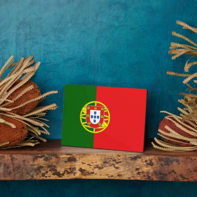 Portugese Flag Plaque (Side)