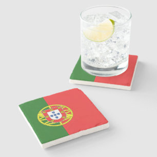 Portugese Flag Stone Coaster