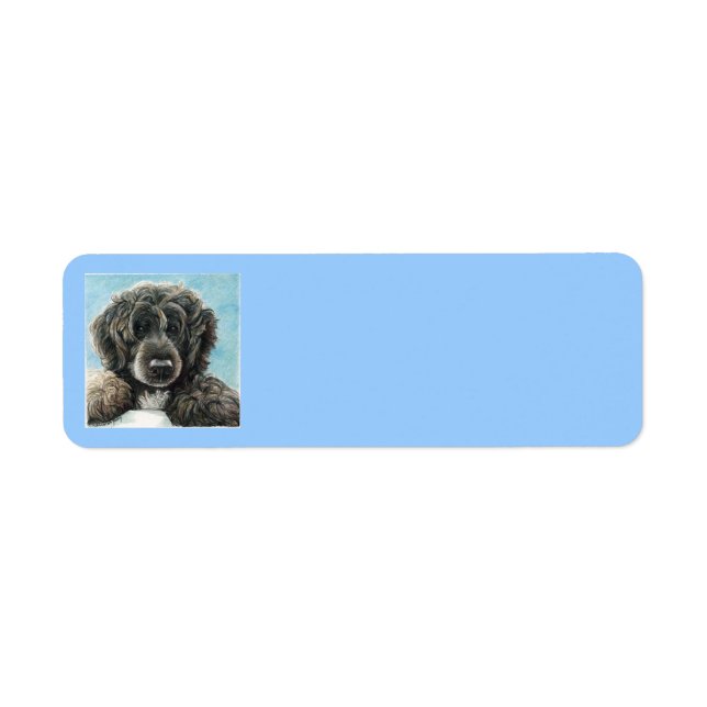 Portugese Water Dog Address Label (Front)