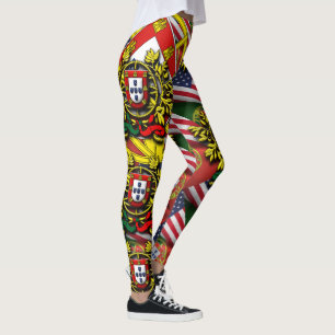 Portuguese American designs Leggings