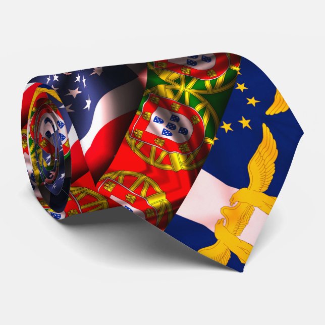 Portuguese American designs Tie (Rolled)