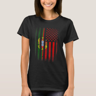 Portuguese American Flag Portugal Usa T-Shirt
